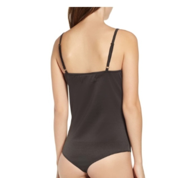 Nordstrom Code x Mode Black Tank Bodysuit NWT XS New - Picture 3 of 7